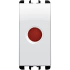 URMET - Diffusore arancione per LED, 1 modulo, Nea, bianco ghiaccio BG G.