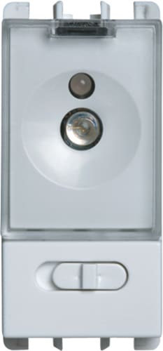 URMET - Torcia elettronica estraibile d'emergenza a 1 modulo, Nea, bianco EL.230V/CA 50-60HZ 1M B.