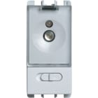 URMET - Torcia elettronica estraibile d'emergenza a 1 modulo, Nea, bianco EL.230V/CA 50-60HZ 1M B.