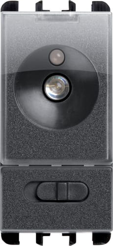 URMET - Torcia elettronica estraibile d'emergenza a 1 modulo, Nea, acciaio scuro EL.230V/CA 50-60HZ 1M A.