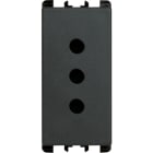 URMET - Presa IT P11 2P+T 10A 250V 1 modulo Nea antracite.