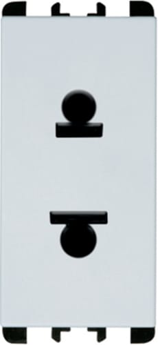 URMET - Presa euro-americana 1 modulo 127-230V 16A bianco Nea 2P 230V 16A bian