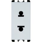 URMET - Presa euro-americana 1 modulo 127-230V 16A bianco Nea 2P 230V 16A bian