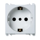 URMET - Presa P30 2P+T 16A 250V, 2 moduli, Nea, bianco.