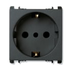 URMET - Presa P30 2P+T 16A 250V, 2 moduli, Nea, antracite ANT.