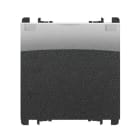 URMET - Presa tedesca 2 moduli 2P+T 16A-250V con sportellino Nea acciaio scuro C.SPORT.AC