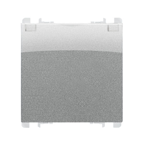 URMET - Presa tedesca 2 moduli 2P+T 16A-250V con sportellino Nea alluminio C.SPORT.AL