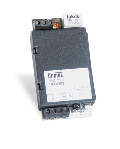 URMET - Interfaccia di analisi per rilevatore 1033/207 e scheda di analisi per 1033/207.