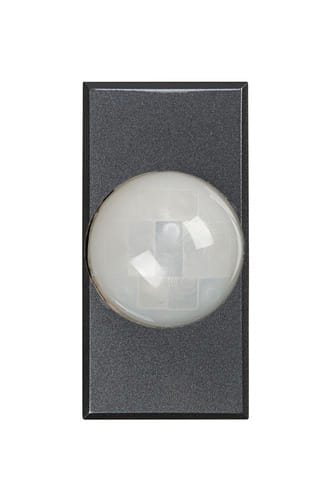 URMET - Rilevatore infrarosso passivo da incasso serie Axolute scuro nero 1061 1067 1068.