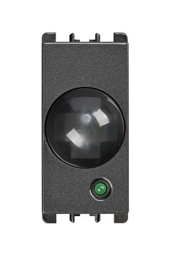 URMET - rilevatore infrarosso passivo incasso serie Nea acciaio scuro 1061 1067 1068 infrar.pass.inc.nea acc.scuro