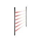URMET - Barriera ad infrarosso attivo multiplexata a 6 raggi da esterno 1061 1067 1068 BARRIERA MULT.IR ATTIVI SINCR.