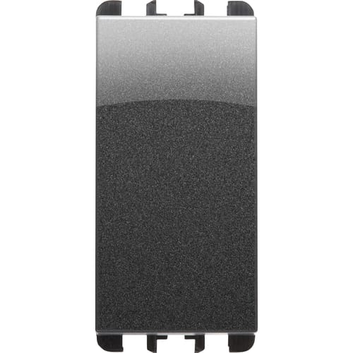 URMET - copriforo 1 modulo nea acciaio scuro.