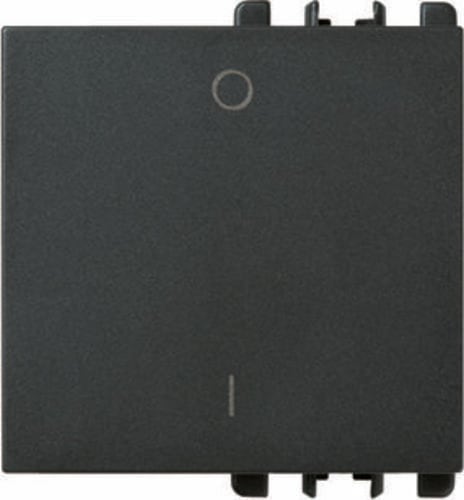 URMET - Copritasto simbolo 0 I a interruttore 2P 2M, Nea antracite.