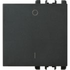 URMET - Copritasto simbolo 0 I a interruttore 2P 2M, Nea antracite.