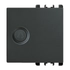 URMET - Copritasto illuminabile simbolo campanello, 2 moduli, Nea, antracite DIFF.TRASP. CAMP.2M A