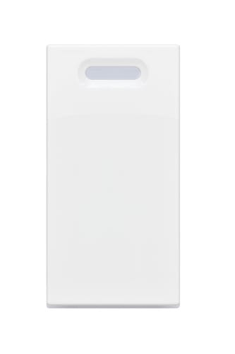 URMET - Copritasto per dispositivo integrato 5454811, 1 modulo, bianco ghiaccio YOKIS BG.