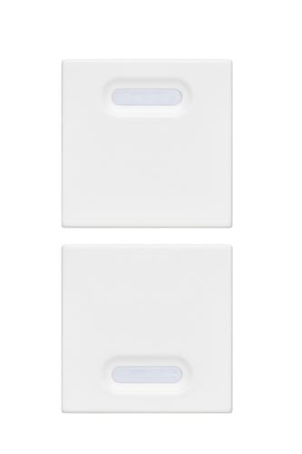 URMET - Coppia copritasto 1 modulo bianco per dispositivi Yokis Nea.