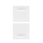 URMET - Coppia copritasto 1 modulo bianco per dispositivi Yokis Nea.