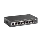 URMET - Switch 4 porte + 4 PoE, ideale per reti di piccole dimensioni con alimentazione PoE integrata.