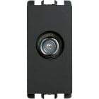 URMET - Presa diretta SAT femmina 1 modulo attenuazione 0,5 dB Nea antracite TV-SAT diretta tipo F 1M. 10407