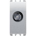 URMET - Presa diretta SAT femmina 1 modulo attenuazione 0,5 dB Nea alluminio TV-SAT DIR tipo F 1M AL. 10407AL