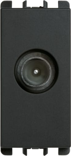 URMET - presa tv sat passante maschio 1 modulo attenuazione 10db nea antracite att.10db 10410