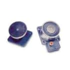 URMET - Fermo elettromagnetico con pulsante di sblocco 50 kg, linea 400 e 500, c/sgancio.