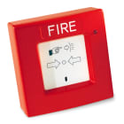 URMET - Pulsante manuale a rottura vetro, linea 400, per un'apertura sicura e affidabile.