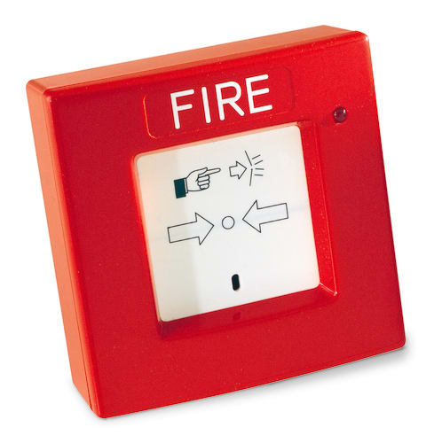 URMET - Pulsante manuale a rottura vetro, linea 400, per un'apertura sicura e affidabile.