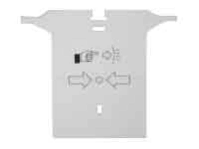 URMET - Vetro di ricambio per pulsanti manuali, linea 400 e 500 - Vetrino ricambio per pulsanti 1043/143-243. 1043/247