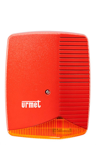 URMET - Sirena esterna autoalimentata con lampeggiante EN54 parte 3, linea 400 e 500 per esterno.