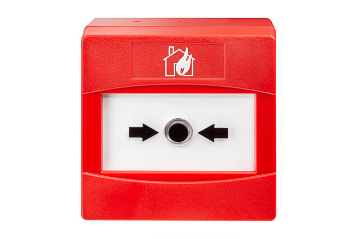 URMET - Pulsante manuale wireless completo di batterie, linea 300.