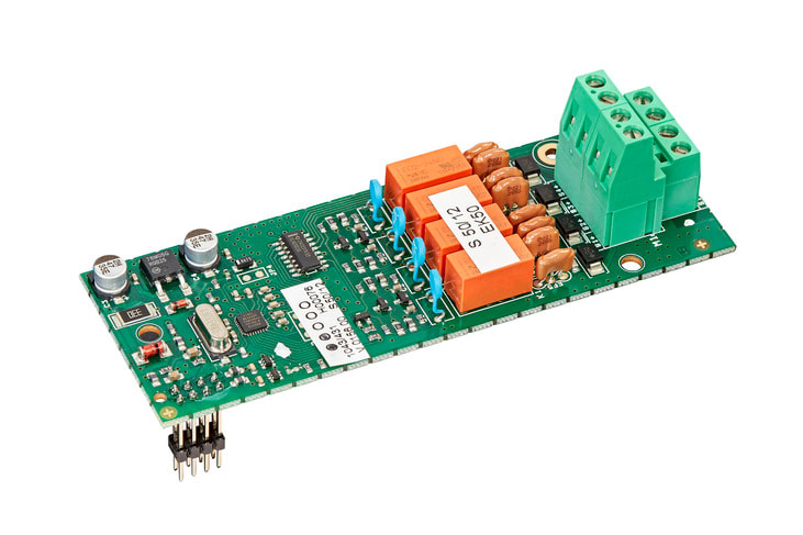 URMET - Scheda relè a 4 uscite controllate per centrale 1043/428, linea 400 SCHEDA 4 USC.CONTR.P/SIRENE.