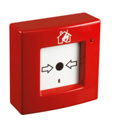 URMET - Pulsante digitale manuale per rottura vetro, linea 500, PULSANTE DIGITALE MANUALE PER ROTTURA VETRO.