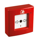 URMET - Pulsante digitale manuale per rottura vetro, linea 500, PULSANTE DIGITALE MANUALE PER ROTTURA VETRO. 1043/506