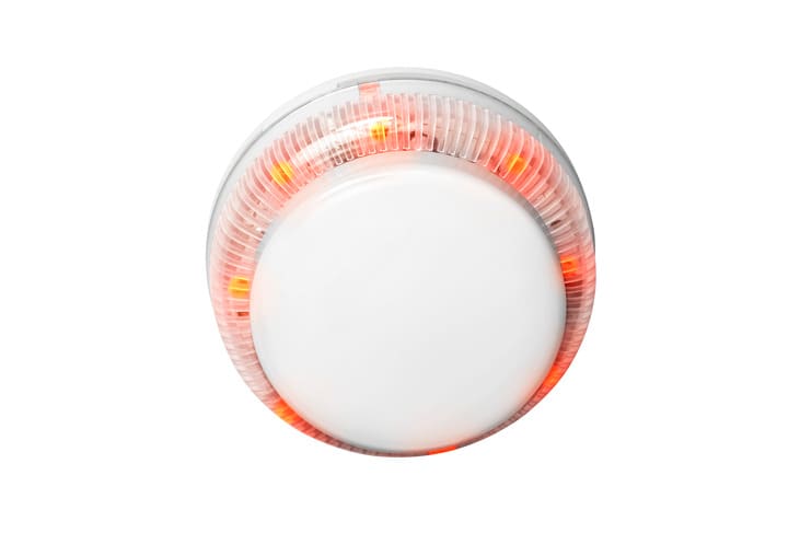 URMET - Base con lampada integrata e sirena, per serie 500.