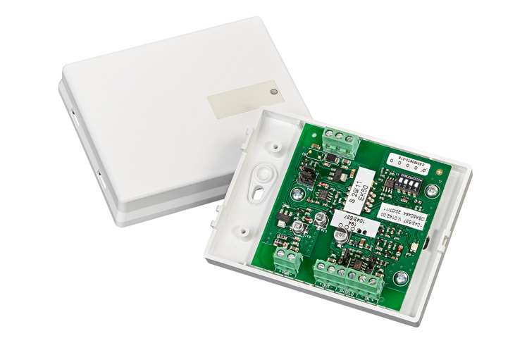 URMET - Interfaccia per sensori gas 4-20mA, compatibile con centrali digitali, linea 500.