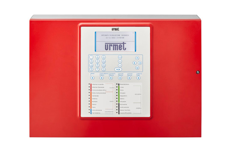 URMET - Centrale digitale a 2/4 linee loop espandibile, linea 500. 1043/560A
