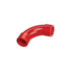 URMET - Curva 90° in ABS colore rosso linea 600D.
