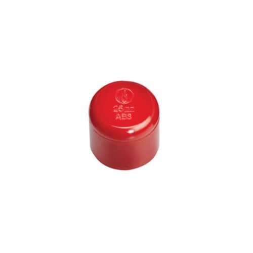 URMET - Tappo per tubo in ABS rosso, linea 600 per tubazioni.