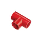 URMET - Manicotto a T in ABS colore rosso linea 600. 1043/626