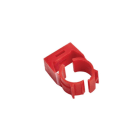 URMET - Staffa di supporto per tubo in ABS rosso, linea 600.