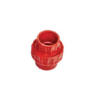 URMET - Manicotto ispezionabile rosso in ABS, linea 600.