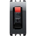 URMET - Presa Hi-Fi per altoparlante, 1 modulo, Nea, acciaio scuro, 1M AC.