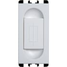 URMET - Portafusibile 1 modulo 1P 10A 250V CA per fusibili 5x20mm Nea bianco.