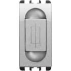 URMET - Portafusibile 1 modulo 1P 10A 250V per fusibili 5x20mm Nea alluminio AL.