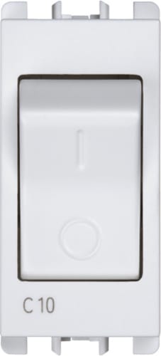 URMET - Interruttore magnetotermico 1P+NC 10A 1 modulo Nea bianco.