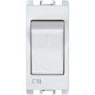 URMET - Interruttore magnetotermico 1P+NC 10A 1 modulo Nea bianco. 10505/10.B
