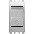 URMET - Interruttore MCCB 1 modulo 1P+N C 10A Nea alluminio INTER MGNTER 1P+NC 10A 1M AL.