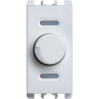 URMET - Dimmer rotativo e deviatore push-push per carichi resistivi, 1 modulo, 230Vac, Nea, bianco POTENZ. ROT.+ PUSH-PUSH.